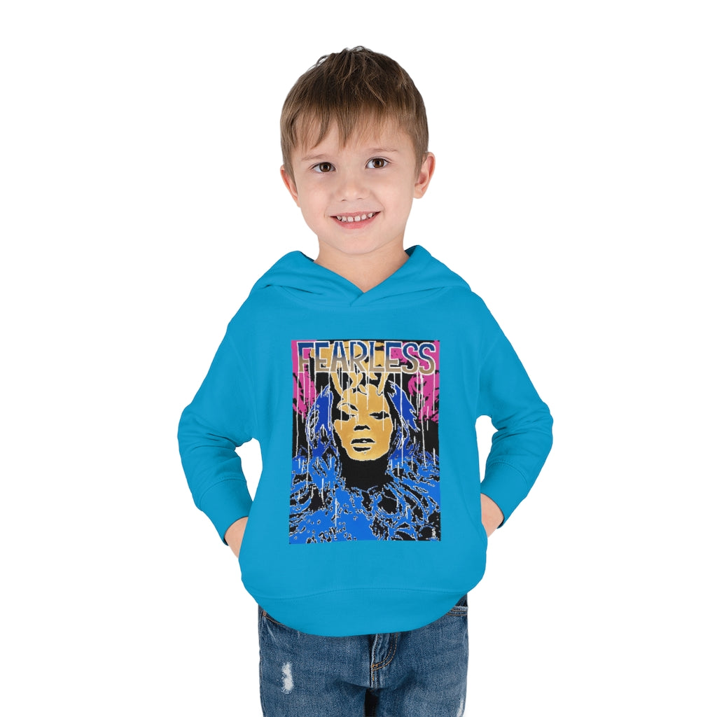 "Fearless" Toddler Pullover Fleece Hoodie