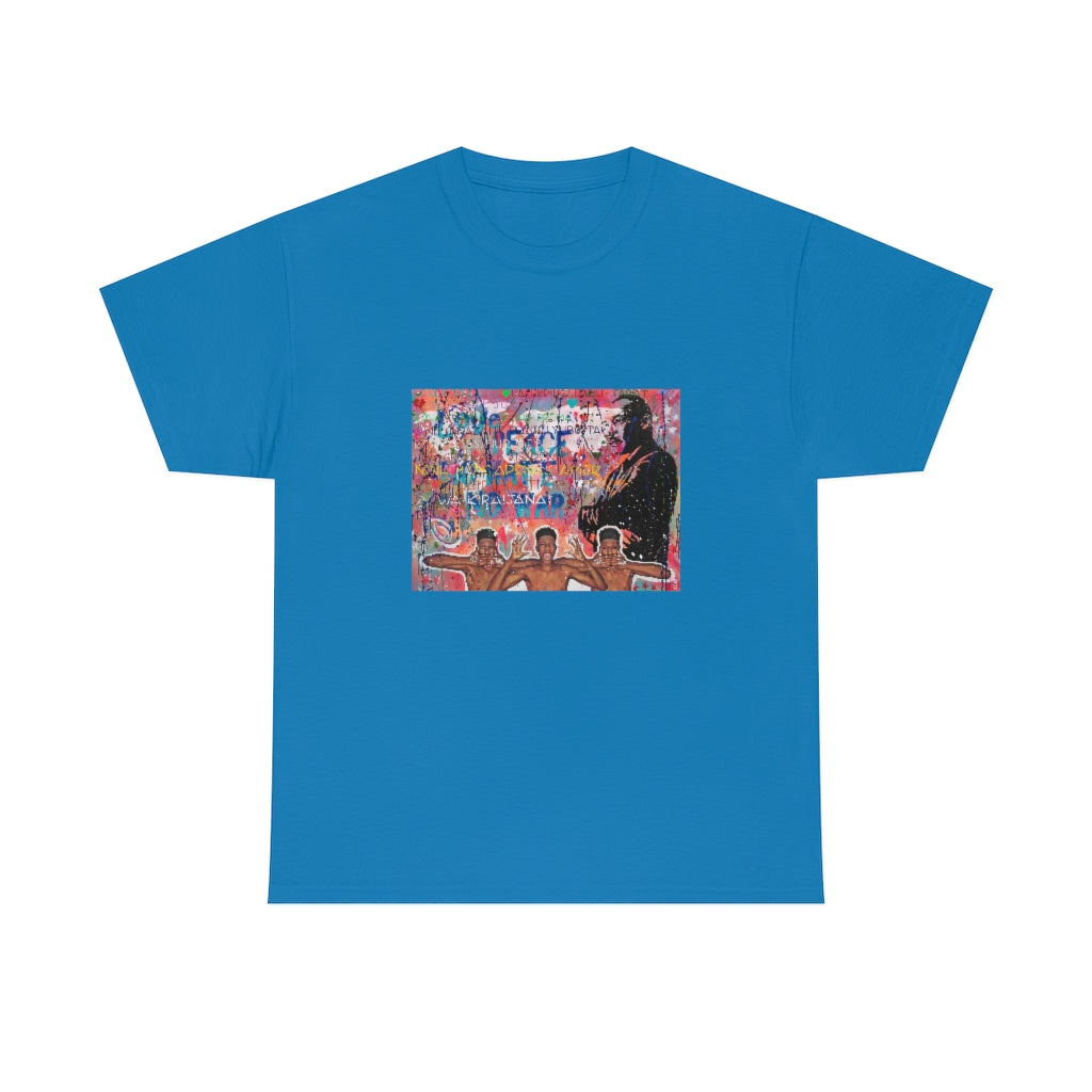 "No Hate Just Love" Unisex Heavy Cotton Tee