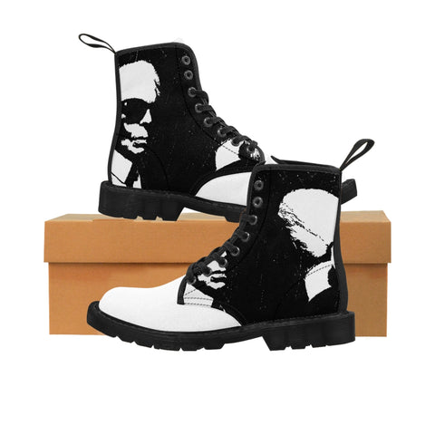 "Label Whore" Women's Canvas Boots