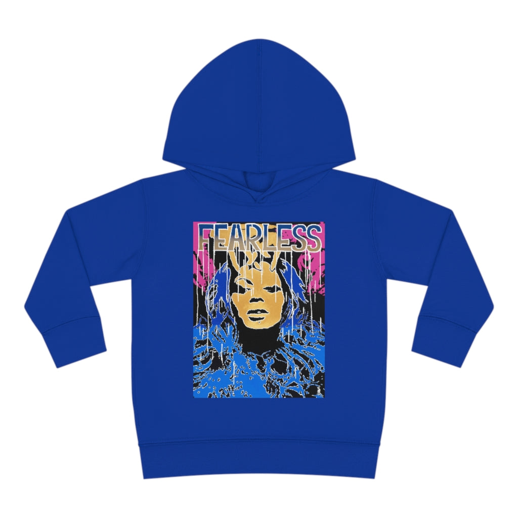 "Fearless" Toddler Pullover Fleece Hoodie