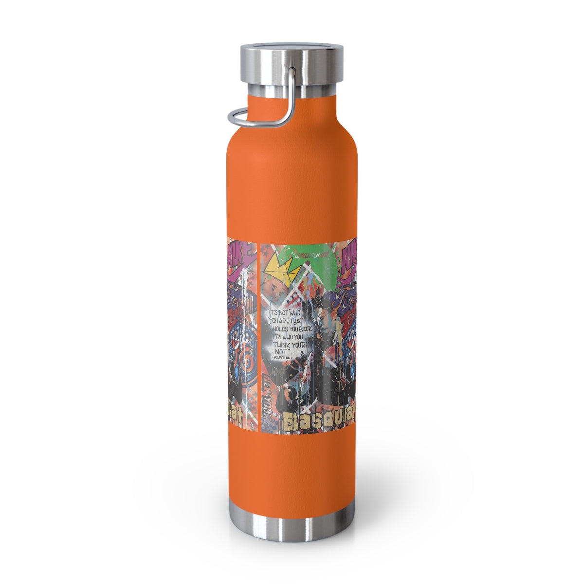 "Basquiat/Warhol Tribute" Copper Vacuum Insulated Bottle, 22oz