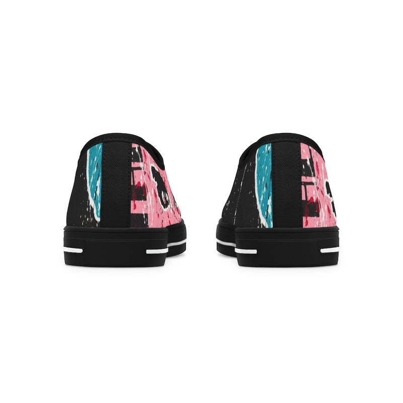 "Unbothered Inspired By Grace Jones" Women's Low Top Sneakers