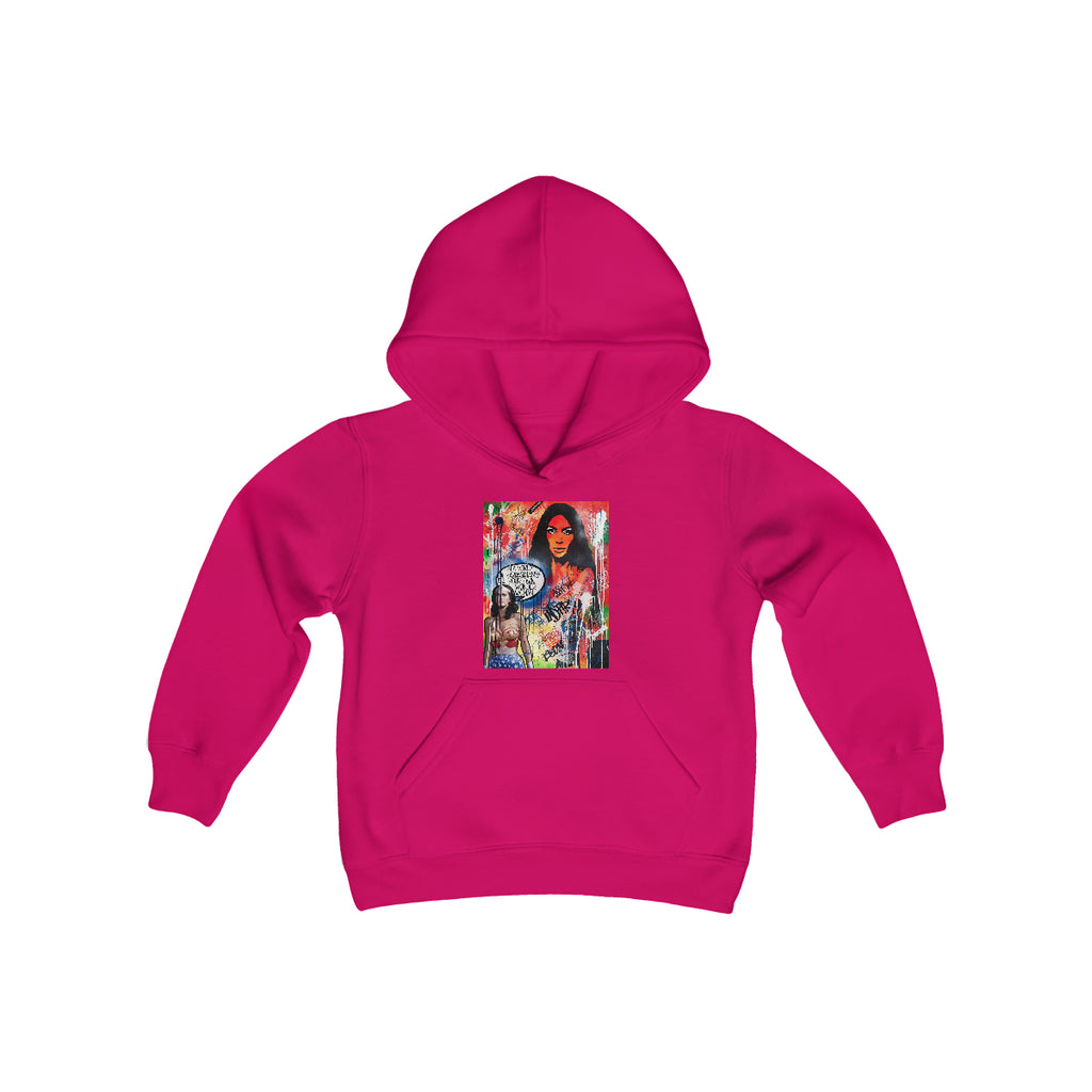 "Dare To Be Different-Inspired By Kim K" Youth Heavy Blend Hooded Sweatshirt
