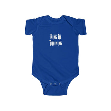 "King In Training" Infant Fine Jersey Bodysuit