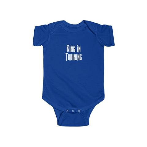"King In Training" Infant Fine Jersey Bodysuit