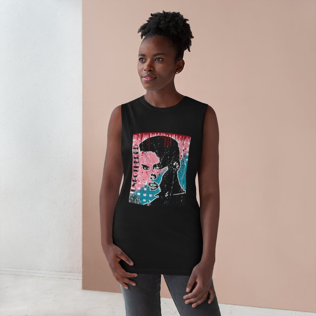 "Unbothered" Unisex Barnard Tank