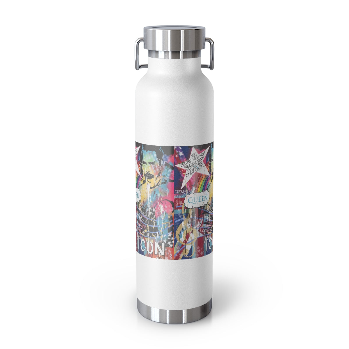 "Find Your Inner Queen- Inspired By Freddie Mercury" Copper Vacuum Insulated Bottle, 22oz