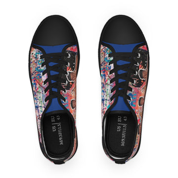 "No Hate Just Love" Men's Low Top Sneakers
