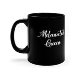 "Melanated Queen" 11oz Black Mug