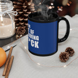 "The Art Of Not Giving A Fuck" 11oz Black Mug