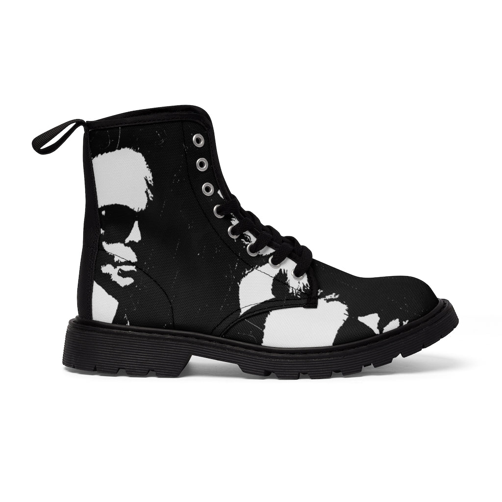 "Label Whore 2" Men's Canvas Boots