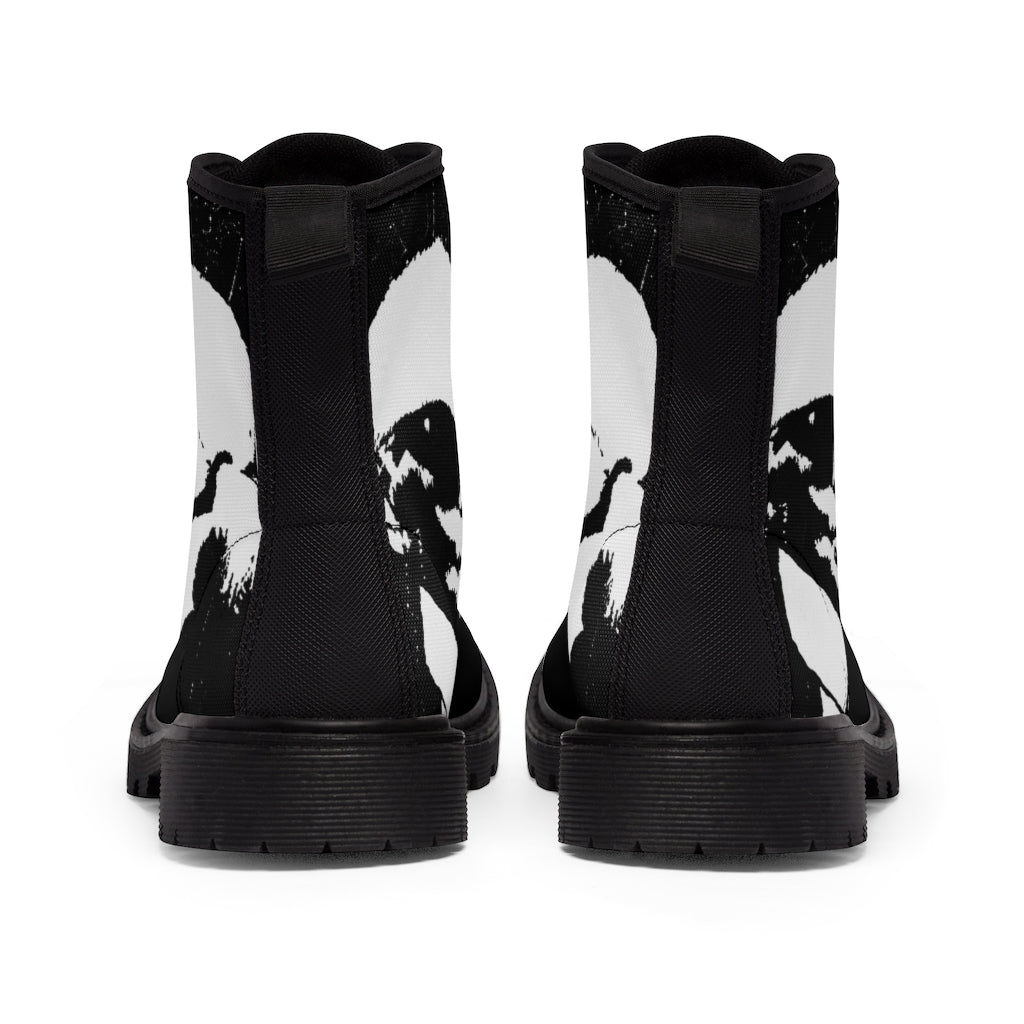 "Label Whore 3" Women's Canvas Boots