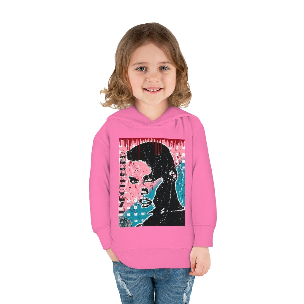"Unbothered-Grace Jones" " Toddler Pullover Fleece Hoodie