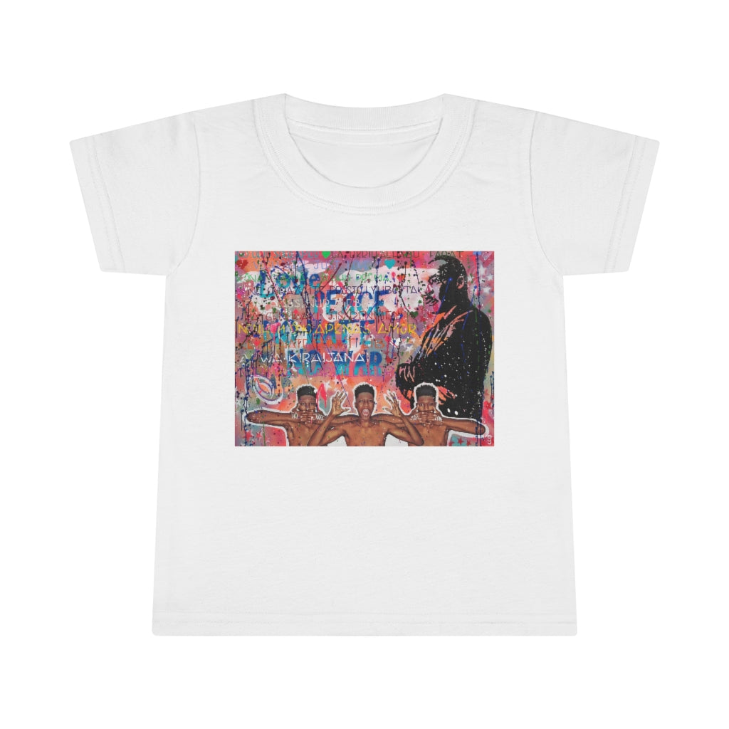 "No Hate Just Love" Toddler T-shirt