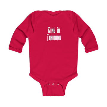 "King In Training" Infant Long Sleeve Bodysuit