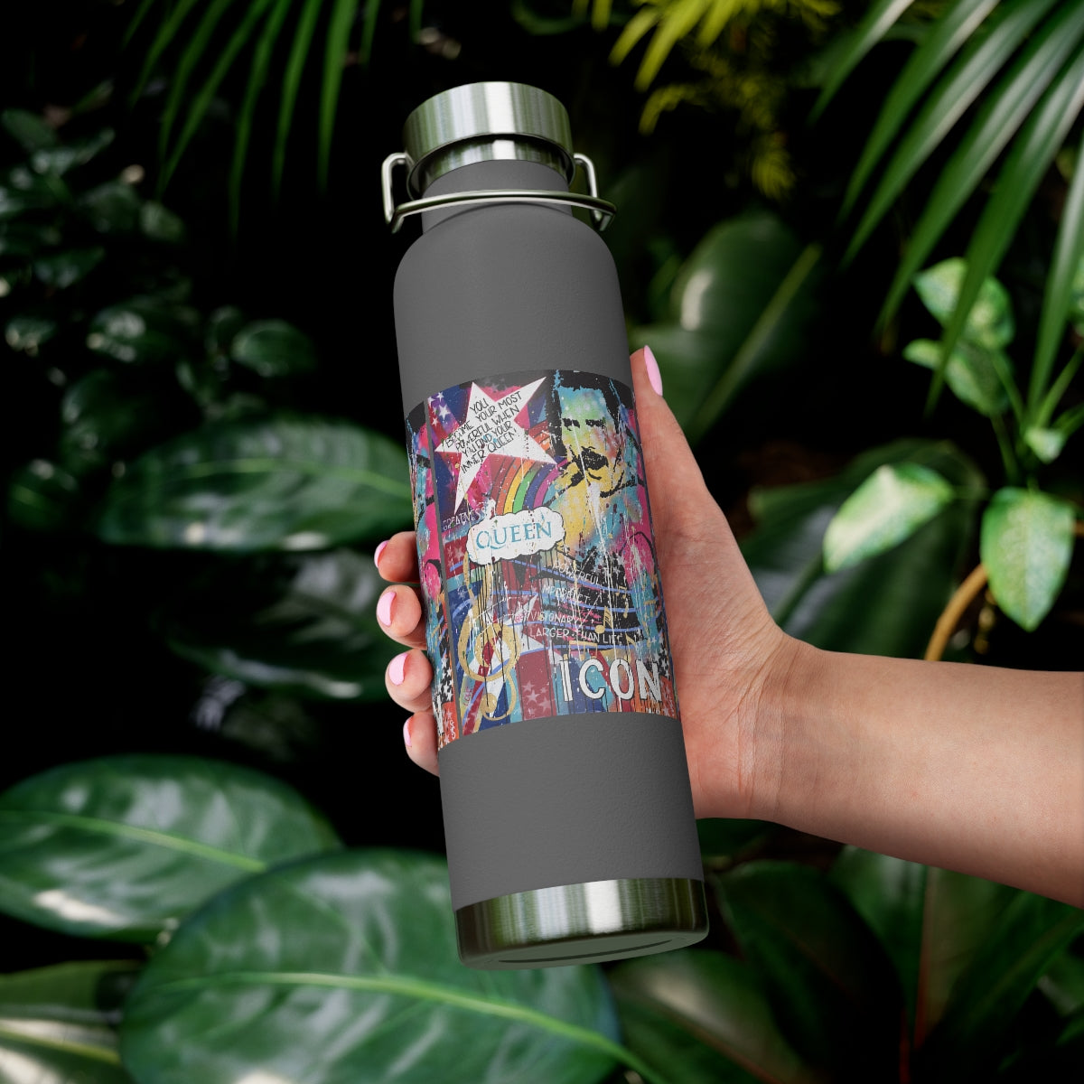 "Find Your Inner Queen- Inspired By Freddie Mercury" Copper Vacuum Insulated Bottle, 22oz
