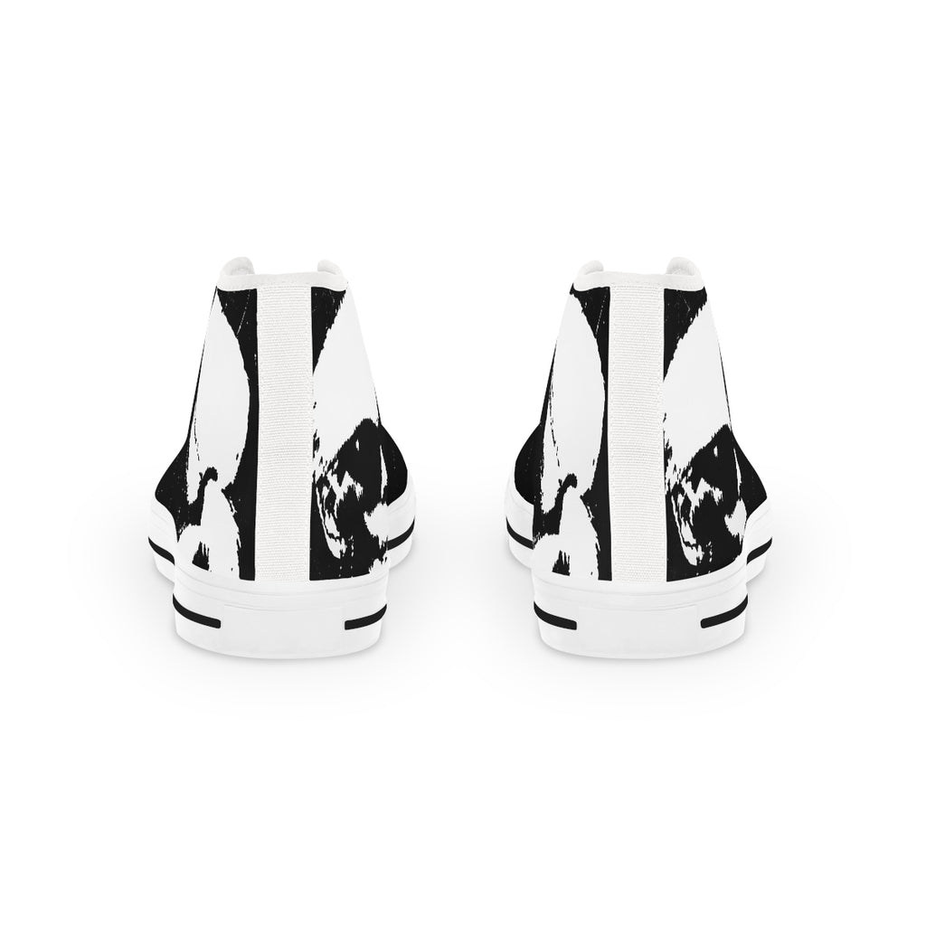 "Label Whore Inspired By Karl Lagerfeld" Men's High Top Sneakers