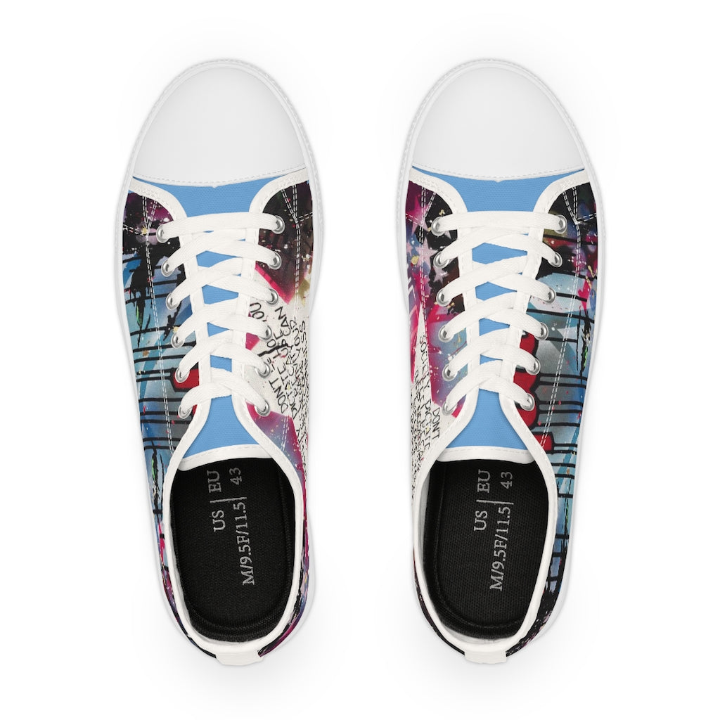 "Be The Boss" Men's Low Top Sneakers