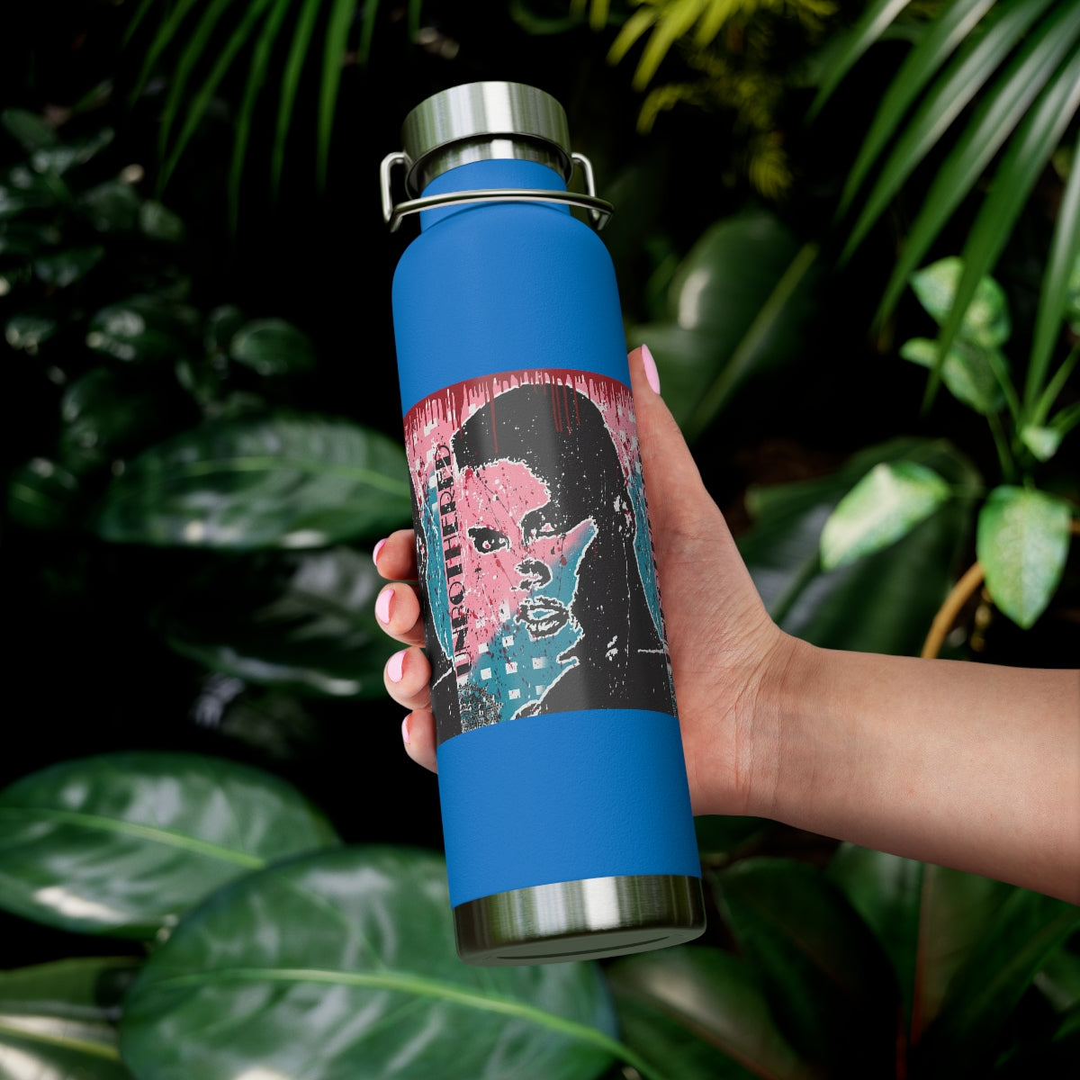 "Unbothered-Inspired By Grace Jones" Copper Vacuum Insulated Bottle, 22oz
