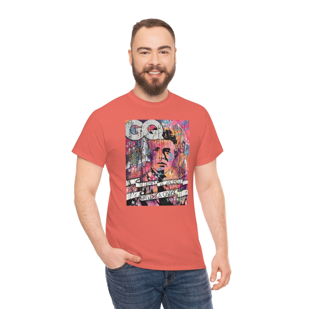 "Rebel With A Cause" Unisex Heavy Cotton Tee