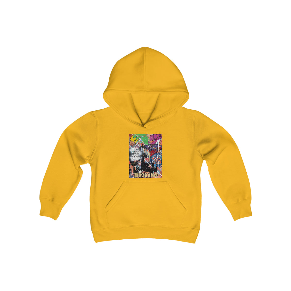 "Basquiat/Warhol Tribute" Youth Heavy Blend Hooded Sweatshirt