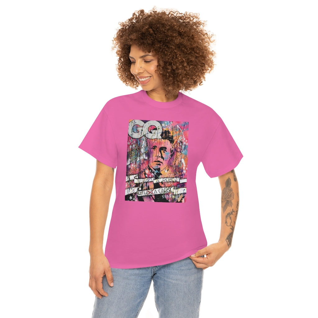 "Rebel With A Cause" Unisex Heavy Cotton Tee
