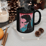 "Unbothered-Grace Jones" 11oz Black Mug