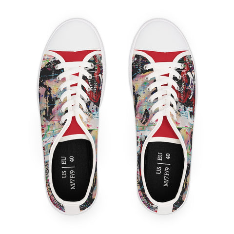"Remember The North" Women's Low Top Sneakers
