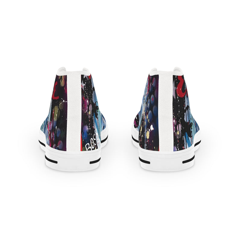 "Be The Boss" Men's High Top Sneakers