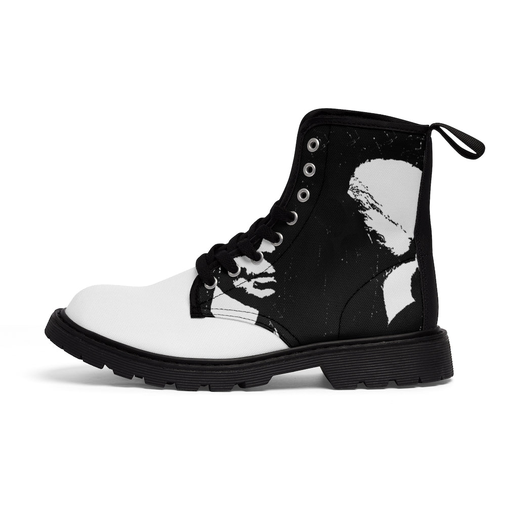 "Label Whore" Men's Canvas Boots