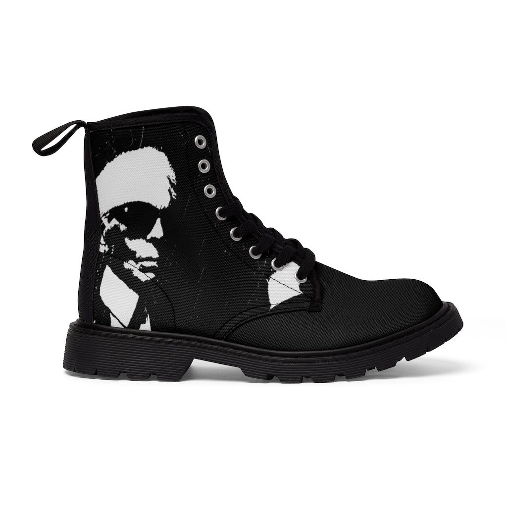 "Label Whore 3" Women's Canvas Boots