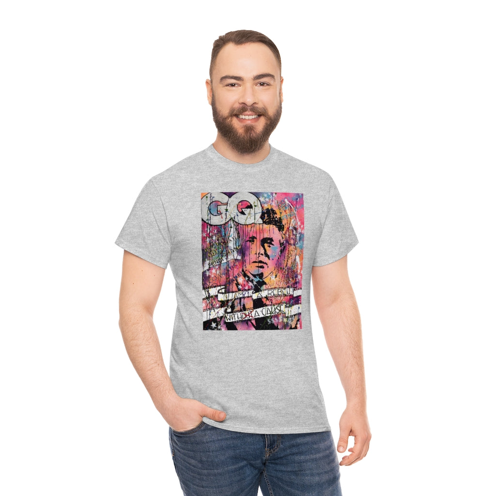 "Rebel With A Cause" Unisex Heavy Cotton Tee