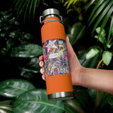 "Find Your Inner Queen- Inspired By Freddie Mercury" Copper Vacuum Insulated Bottle, 22oz