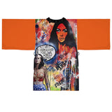 "Dare To Be Different" Long Sleeve Kimono Robe