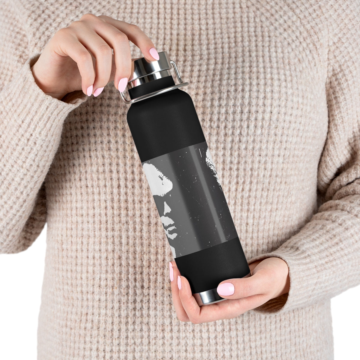 "Label Whore-Inspired By Karl Lagerfeld" Copper Vacuum Insulated Bottle, 22oz