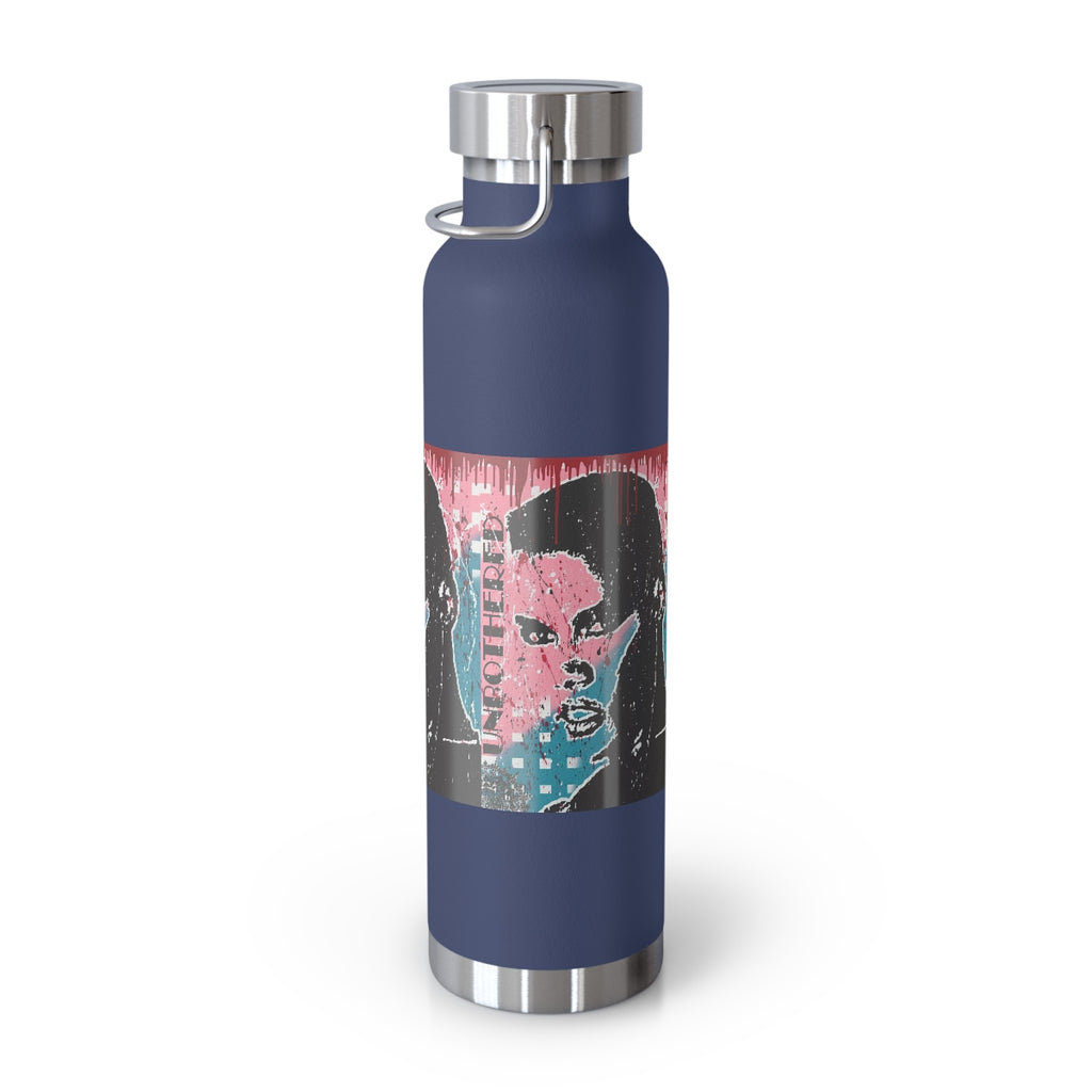"Unbothered-Inspired By Grace Jones" Copper Vacuum Insulated Bottle, 22oz