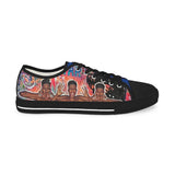 "No Hate Just Love" Men's Low Top Sneakers