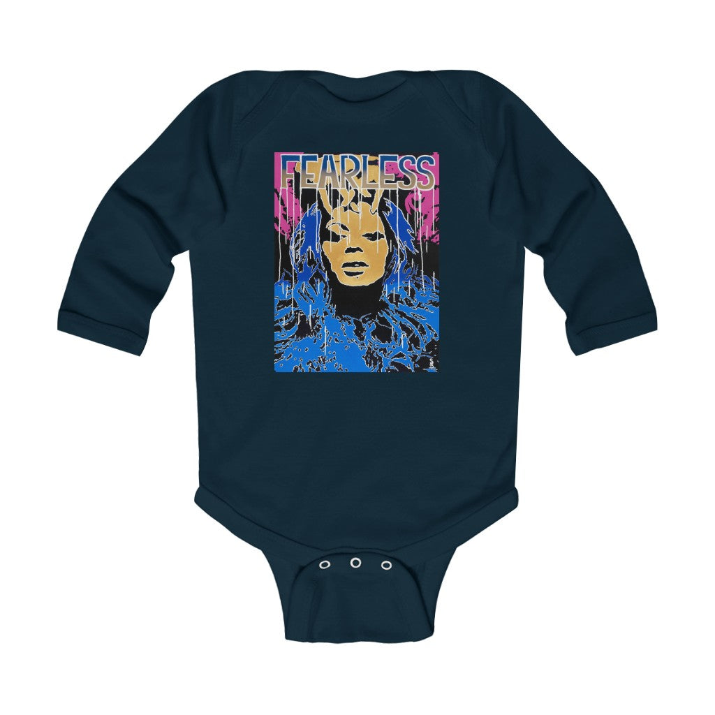 "Fearless" Infant Long Sleeve Bodysuit