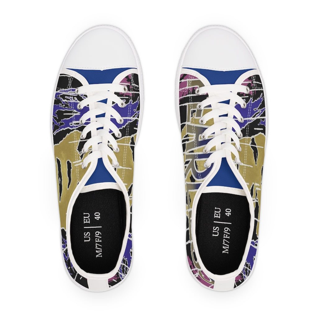 "Fearless" Women's Low Top Sneakers