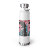 "Unbothered-Inspired By Grace Jones" Copper Vacuum Insulated Bottle, 22oz