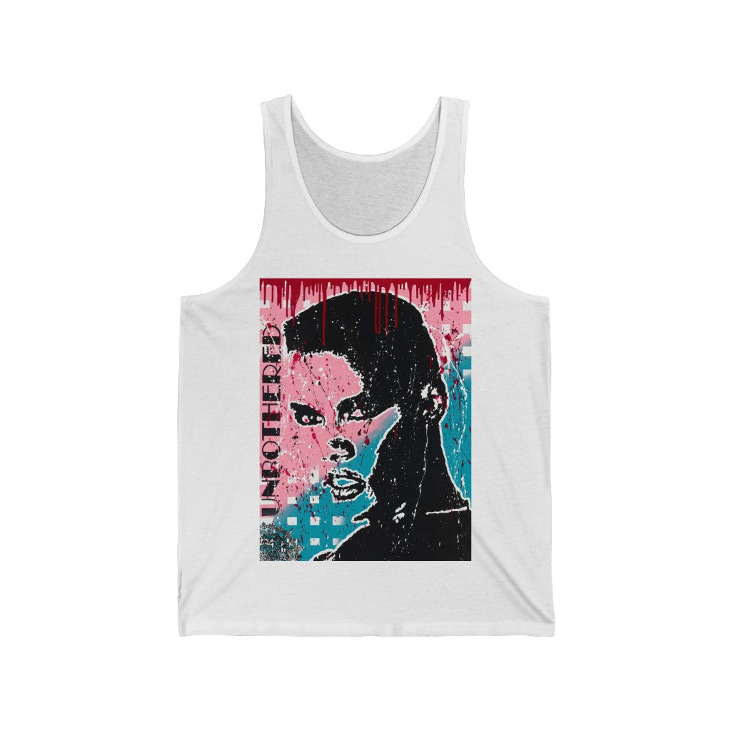 "Unbothered" Unisex Jersey Tank