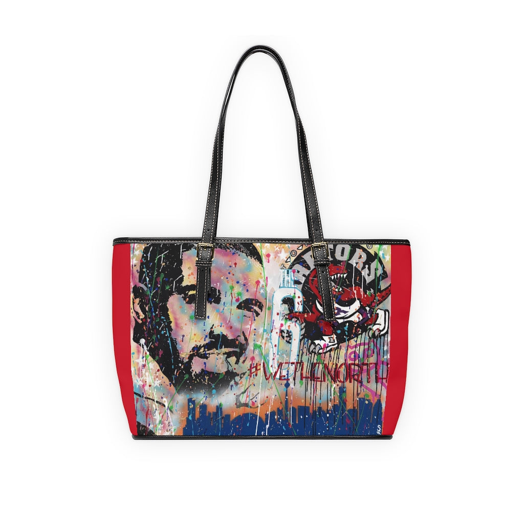 "Remember The North" PU Leather Shoulder Bag