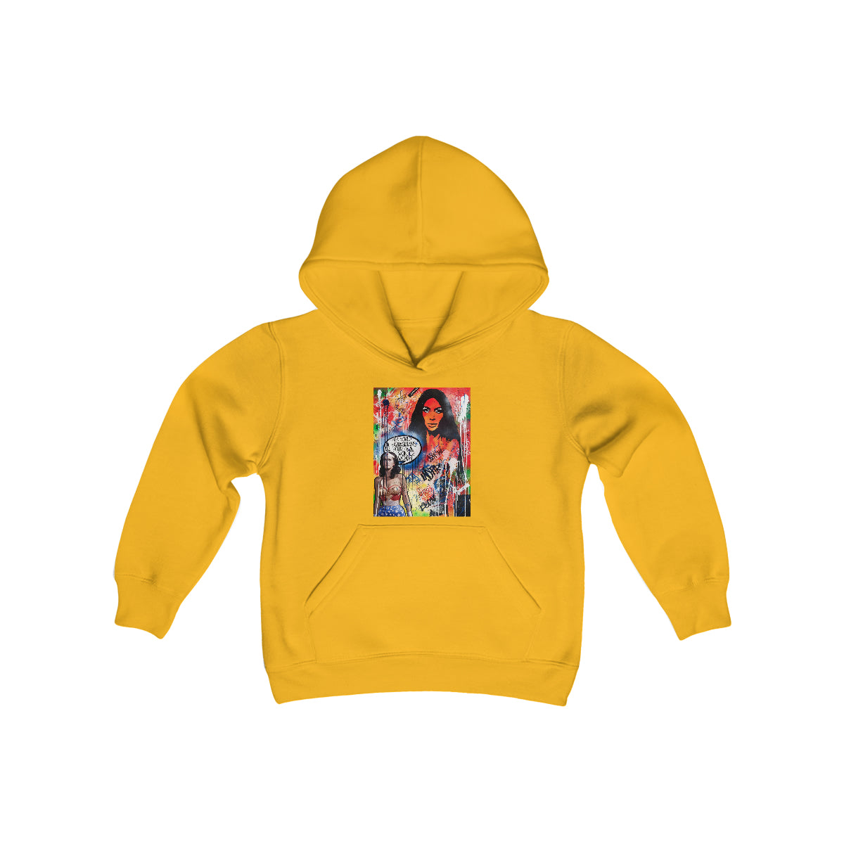 "Dare To Be Different-Inspired By Kim K" Youth Heavy Blend Hooded Sweatshirt