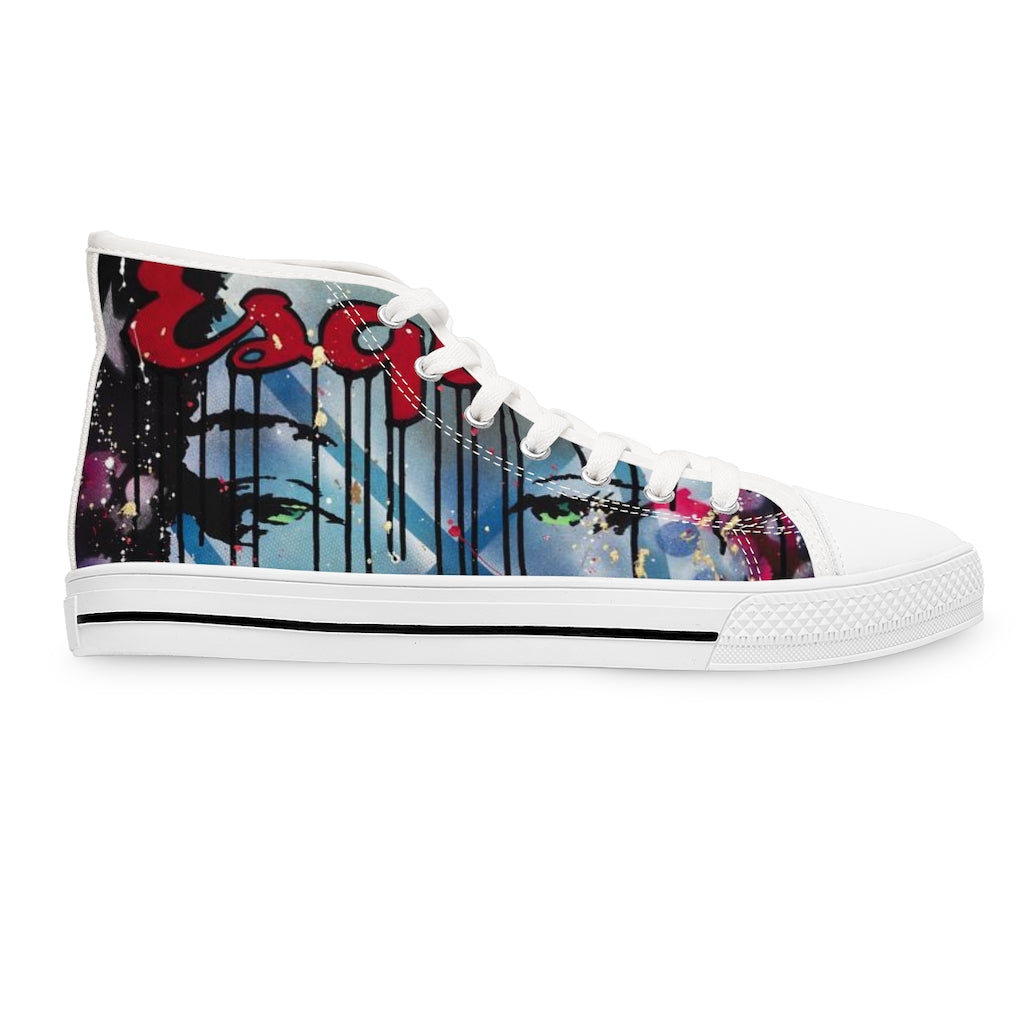 "Be The Boss" Women's High Top Sneakers