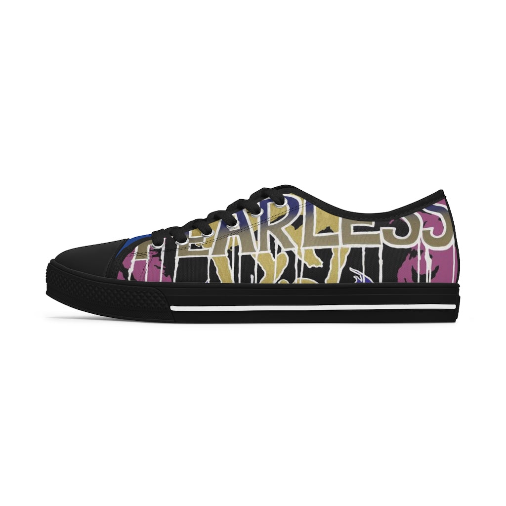 "Fearless" Women's Low Top Sneakers