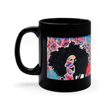 'Embodied-Diana Ross" 11oz Black Mug