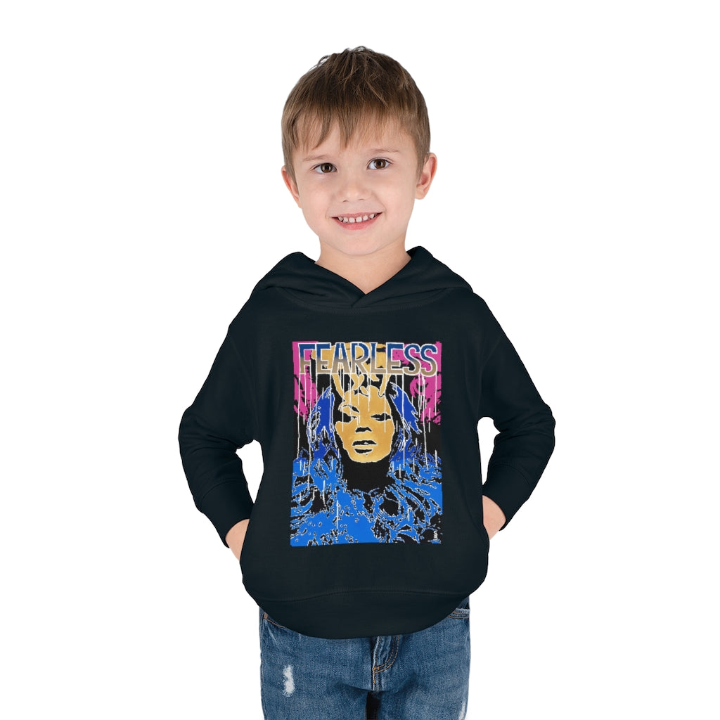 "Fearless" Toddler Pullover Fleece Hoodie