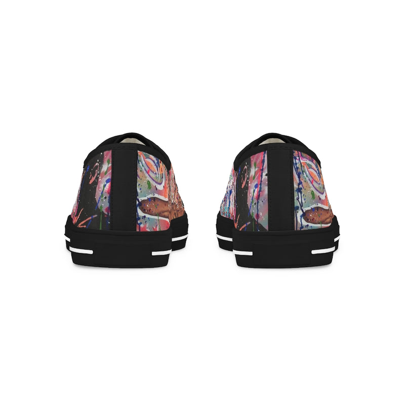 "No Hate Just Love" Men's Low Top Sneakers