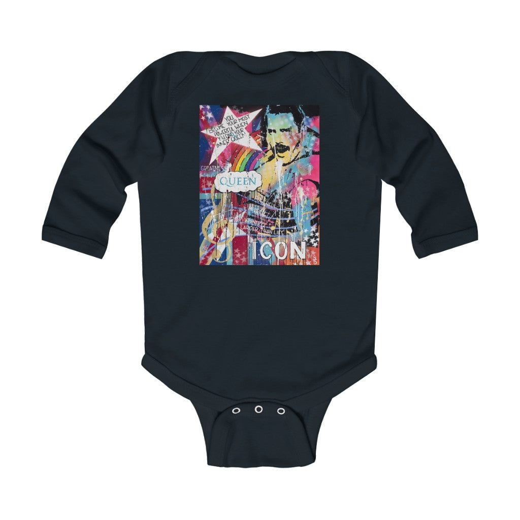"Find Your Inner Queen" Infant Long Sleeve Bodysuit