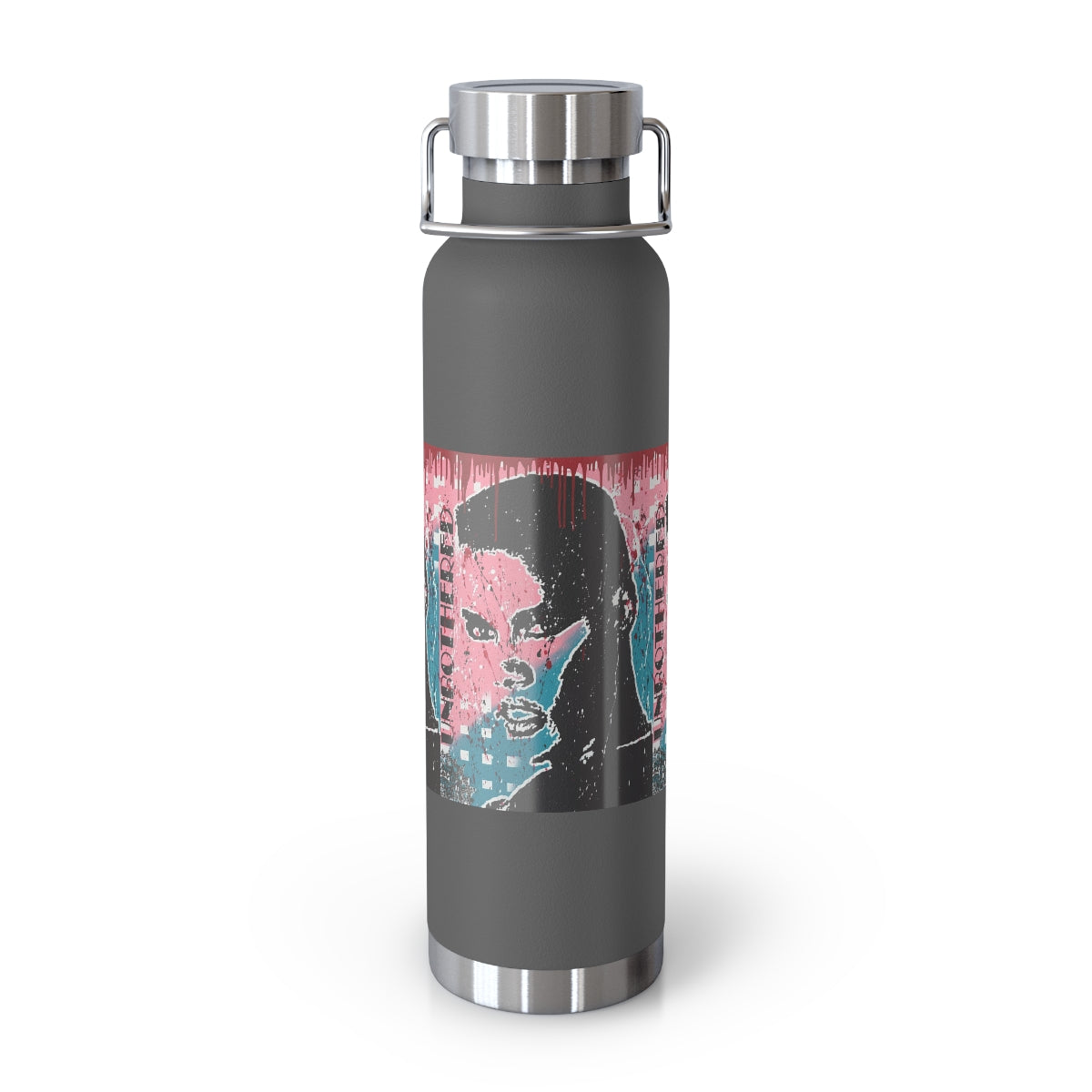 "Unbothered-Inspired By Grace Jones" Copper Vacuum Insulated Bottle, 22oz